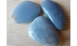 Anhydrite (Angelite) Palm Stone