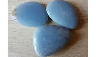 Anhydrite (Angelite) Palm Stone