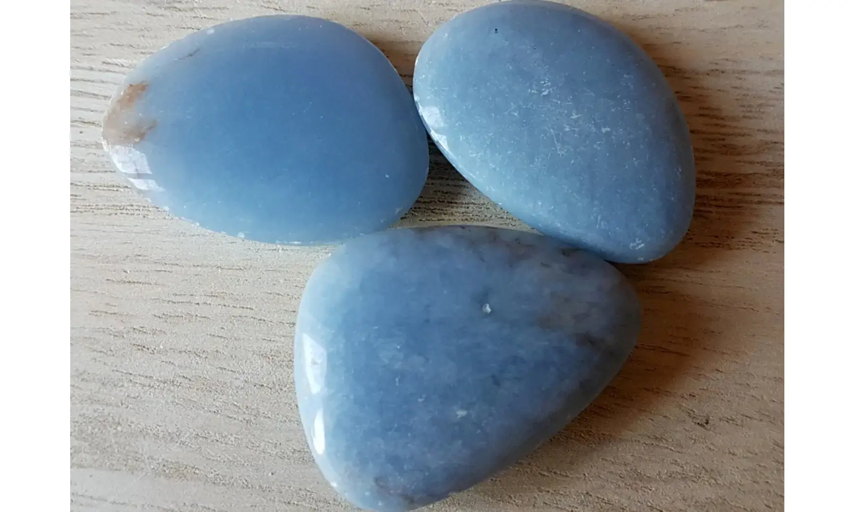 Anhydrite (Angelite) Palm Stone